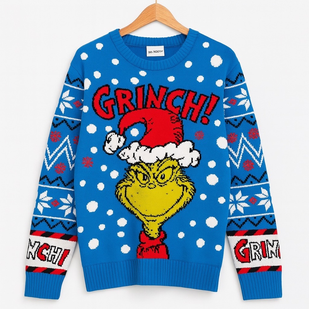 THE GRINCH Authentic Holiday Christmas Sweater